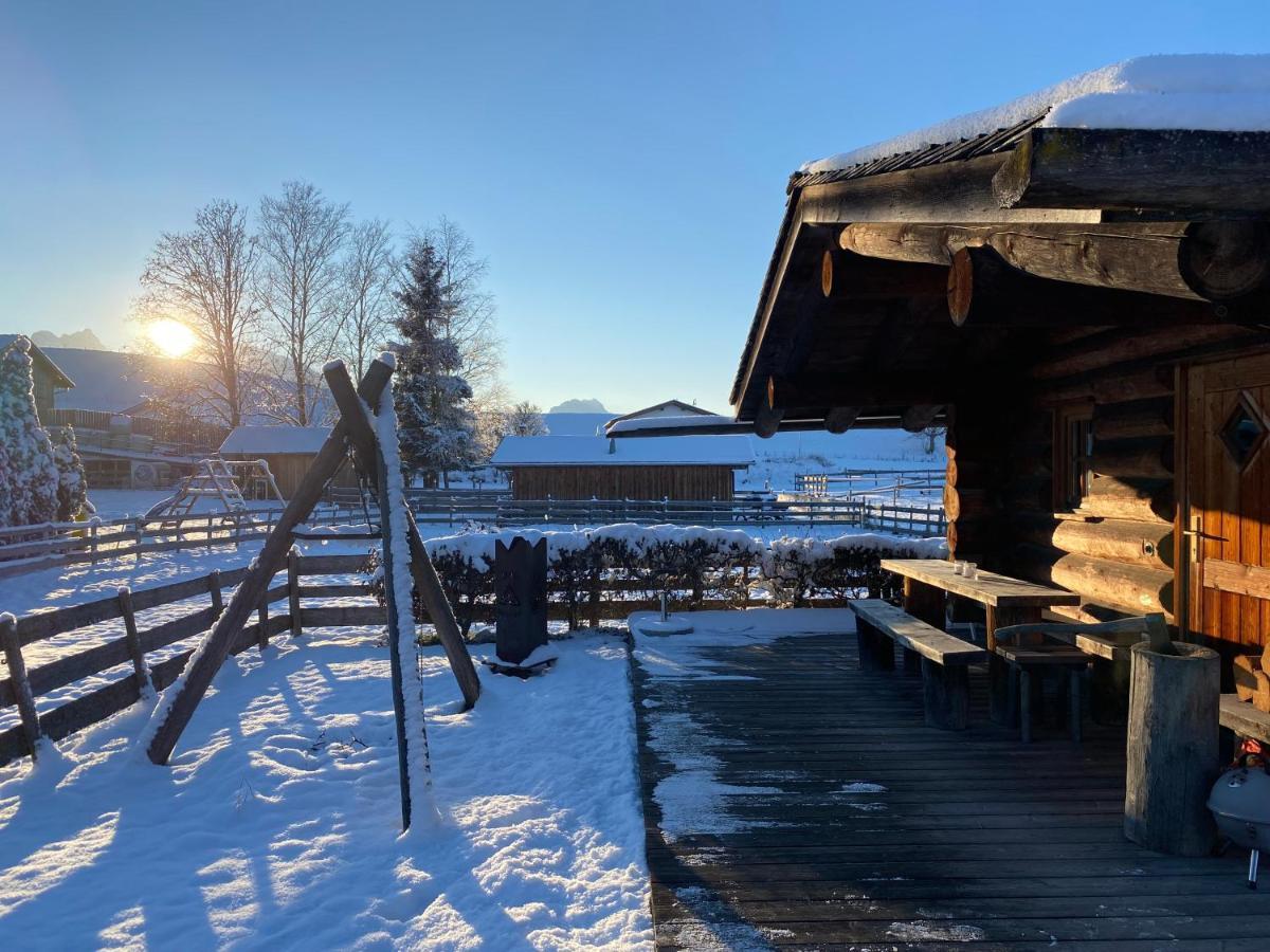Villa Butler Alp 11 Personen I Blockhuette I Parken I Lagerfeuer I Netflix Hopferau